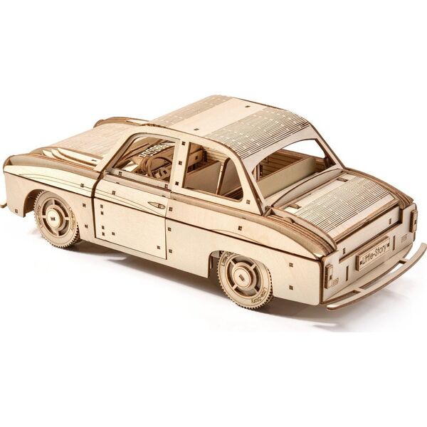 Little-Story Little Story Drewniane Puzzle Model 3D - FSO Syrena 105