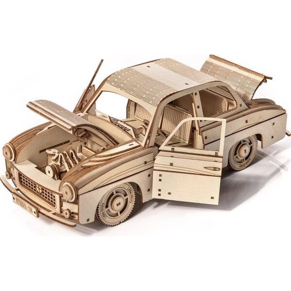 Little-Story Little Story Drewniane Puzzle Model 3D - FSO Syrena 105