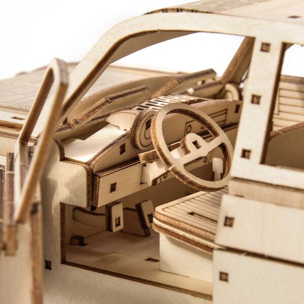 Little-Story Little Story Drewniane Puzzle Model 3D - FSO Syrena 105