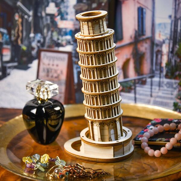 Little-Story Little Story Drewniane Puzzle Model 3D - Krzywa Wieża w Pizie