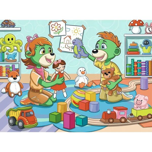 Trefl PUZZLE 30 Radosna Rodzina Treflików 18302