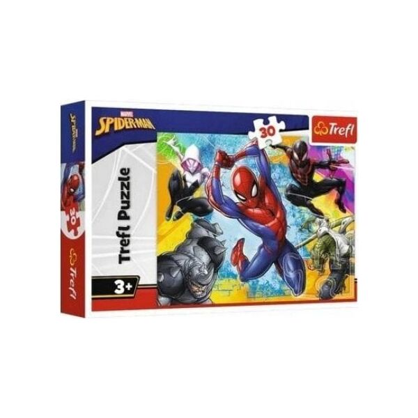 Trefl PUZZLE 30EL TREFL KOLORY SPIDERMANA PUD20