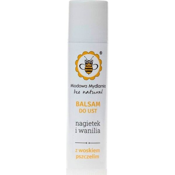 Miodowa Mydlarnia Lip balm με κερί μέλισσας - Καλέντουλα και βανίλια, 4,5 ml 11231379 5903636960586