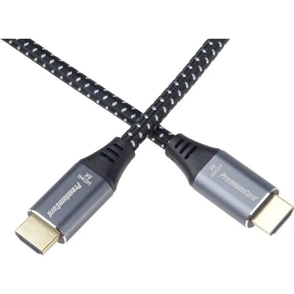 Kabel PremiumCord PREMIUMCORD Kabel HDMI 2.1 High Speed + Ethernet kabel 8K@60Hz, zlacené konektory, 3m
