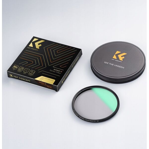 Filtr Kf FILTR Polaryzacyjny CPL K&F CONCEPT NANO-X Ultra-Low Reflection 40.5mm / KF01.2470