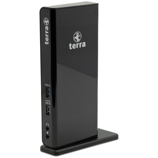 wortmann ag Stacja dokująca TERRA MOBILE 732 USB-A/C Dual Display z zasilaczem 5V/4A, USB-A/C do notebooków