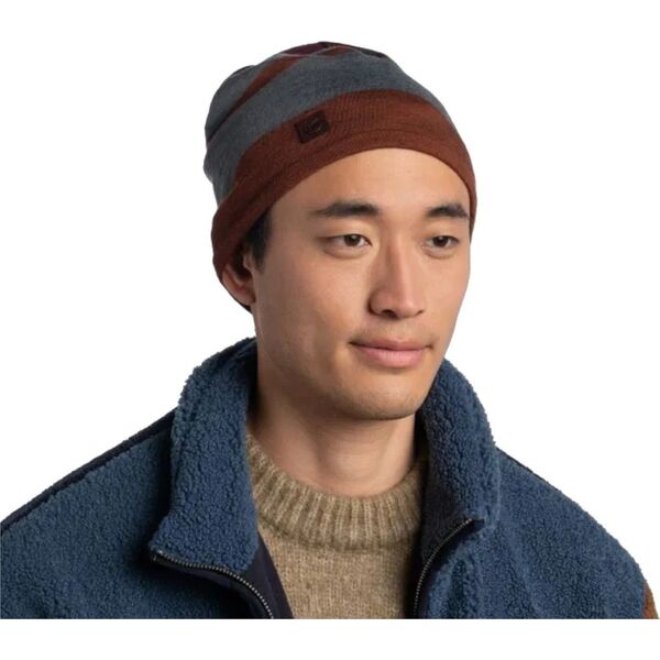 Buff Buff Merino Move Beanie 1302214161000 szary One size