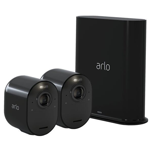 Kamera IP Arlo Arlo Ultra 2 Spotlight Camera Set of 2 black - 4K camera