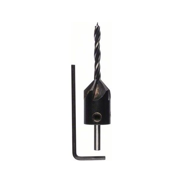 Bosch Wiertła spiralne 4mm do drewna z pogłębiaczem (2608596391)