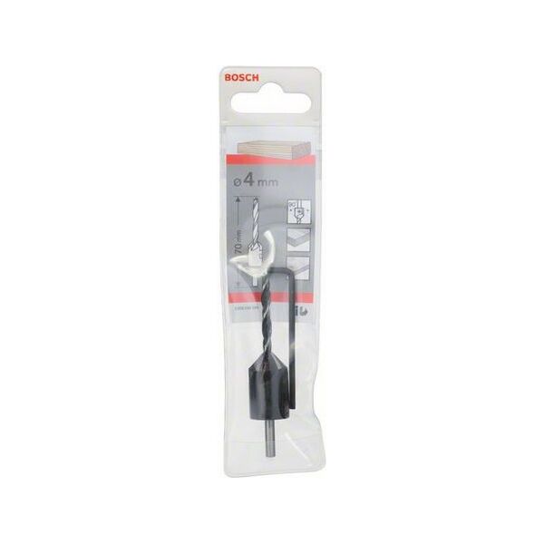 Bosch Wiertła spiralne 4mm do drewna z pogłębiaczem (2608596391)