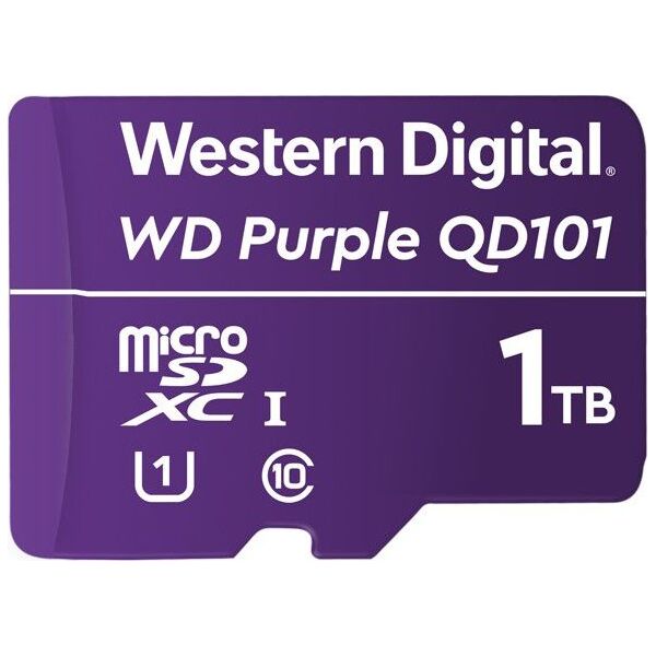 Karta WD Purple MicroSDXC 1 TB Class 10 UHS-I/U1  (WDD100T1P0C)