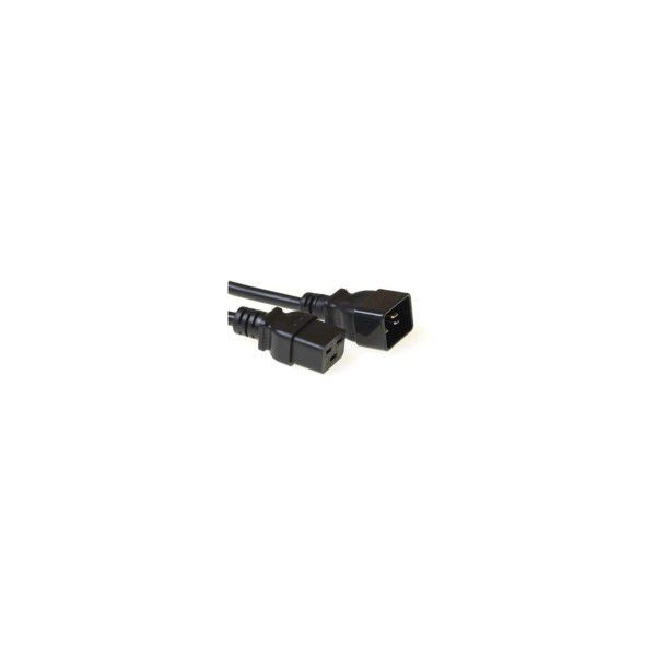 Kabel zasilający MicroConnect C19 - C20, 16A, 0.5m (PE141505)