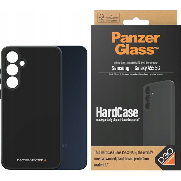 PanzerGlass PanzerGlass HardCase Sam A55 5G A556 D3O 3xMilitary grade czarny/black 0473