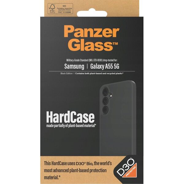 PanzerGlass PanzerGlass HardCase Sam A55 5G A556 D3O 3xMilitary grade czarny/black 0473