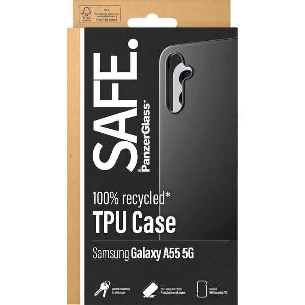 PanzerGlass PanzerGlass SAFE. TPU Case Samsung Galaxy A55 5G schwarz