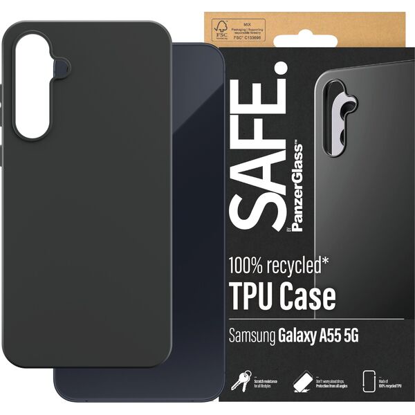 PanzerGlass PanzerGlass SAFE. TPU Case Samsung Galaxy A55 5G schwarz