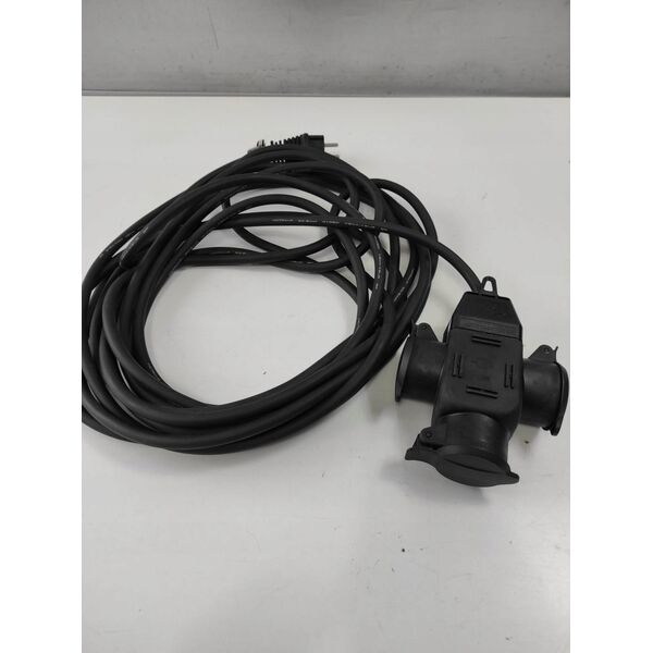 Brennenstuhl Brennenstuhl Extension Cable w. 3-way Rubber Coupling IP 44 10m