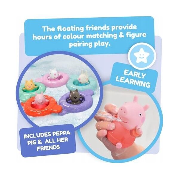 Tomy TOMY Świnka Peppa zab.kąpielowa E73549 /3