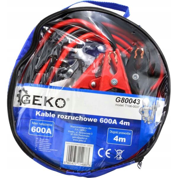 Geko Kable rozruchowe 600A 4m (10)
