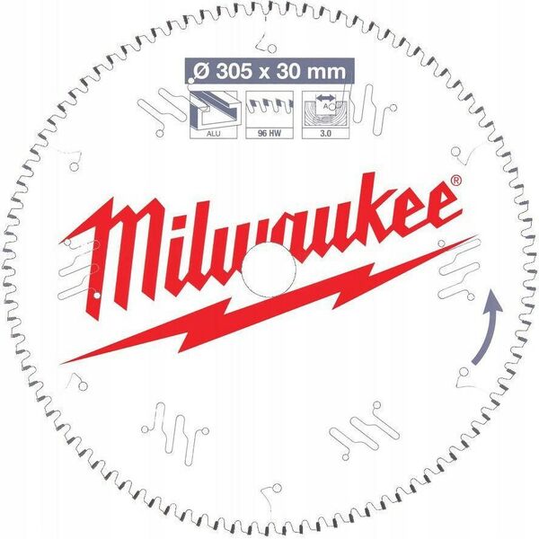 Milwaukee MILWAUKEE CIRCULAR SAW 305x30x3.0x96 with ALU
