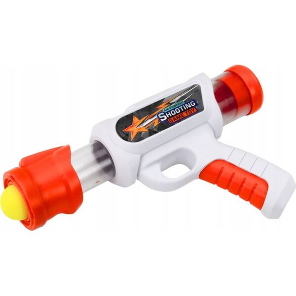 LeanToys Gra Strzelanie Do Dinozaura Zręcznościowa Kulki Pistolet Zestaw