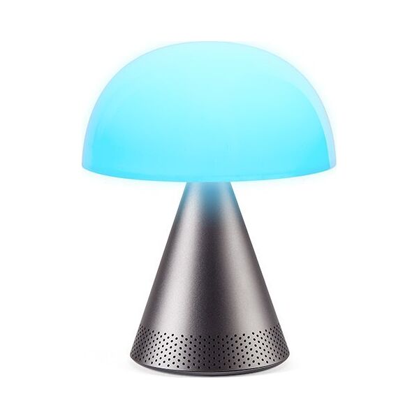 Lampa stołowa Lexon Lexon Mina Audio L Lampa LED z głośnikiem bluetooth szary/gunmetal LH76MX [H]