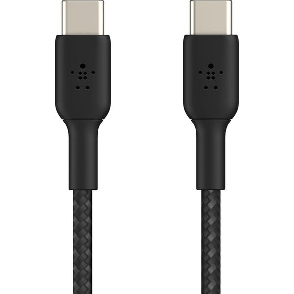 Kabel USB Belkin Belkin BOOST CHARGE braided Cab. USB-C/USB-C 15cm sw.CAB004BT0MBK