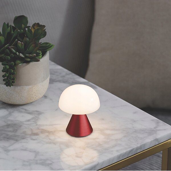 Lampa stołowa Lexon Lexon Mina Mini Lampa LED czerwony/ dark red LH60DR