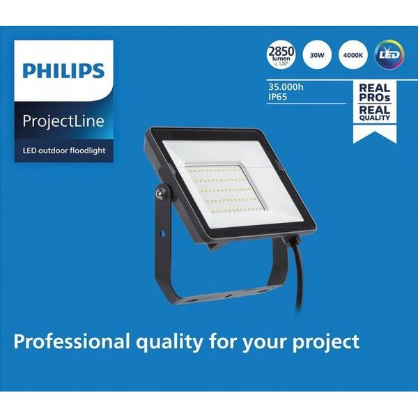 Naświetlacz Philips FLOODLIHGT 30W 4000K 2850LM IP65