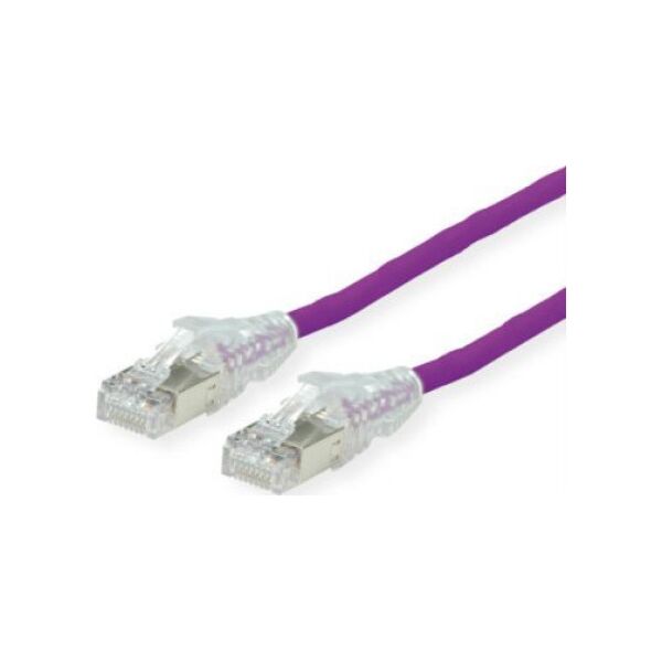 Triton DTWYLER Kabel krosowy kat. 6A (klasa EA) S/FTP, CU 7702 flex LSOH, AMP v2, fioletowy, 2 m