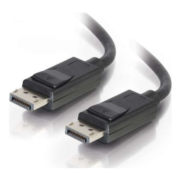 Kabel C2G C2G 3ft Ultra High Definition DisplayPort Cable with Latches - 8K DisplayPort Cable - M/M - DisplayPort-Kabel - DisplayPort (M) zu DisplayPort (M) - 91.4 cm - eingerastet - Schwarz