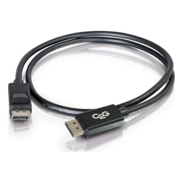 Kabel C2G C2G 3ft Ultra High Definition DisplayPort Cable with Latches - 8K DisplayPort Cable - M/M - DisplayPort-Kabel - DisplayPort (M) zu DisplayPort (M) - 91.4 cm - eingerastet - Schwarz