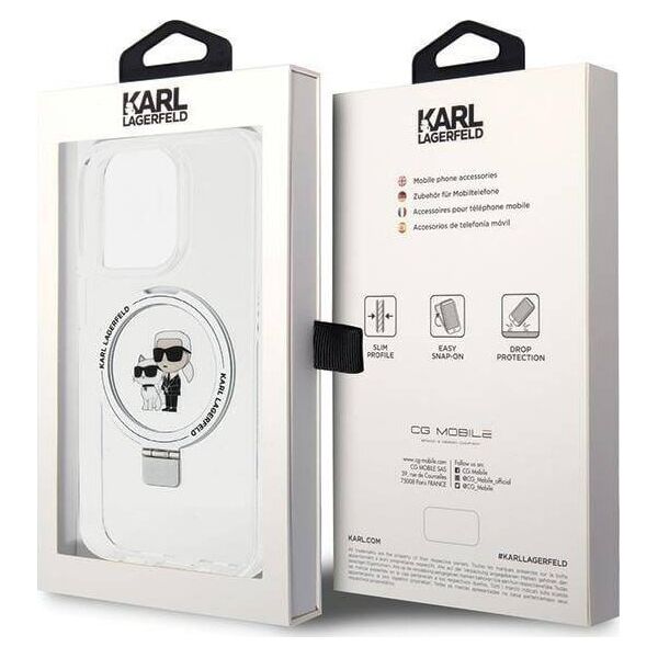 Karl Lagerfeld Karl Lagerfeld Ringstand Karl and Choupette Mag Case