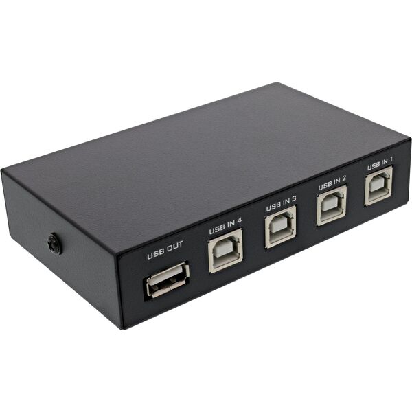 InLine InLine® USB 2.0 switch manual, USB-A device to 4 computers