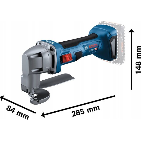 Bosch BOSCH NOŻYCE DO BLACHY GSC 18V-16 E SOLO