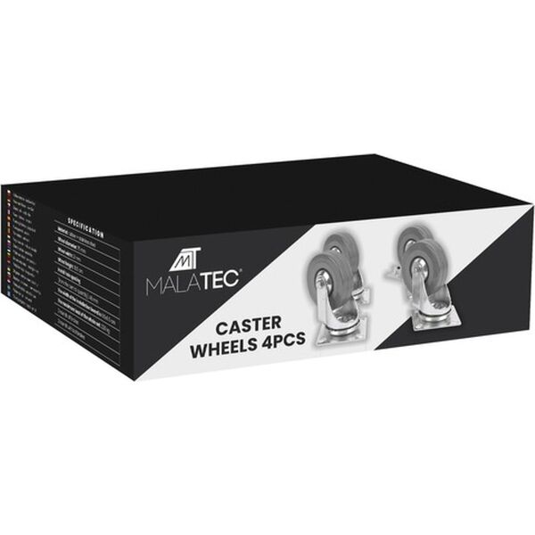 Malatec Kółka obrotowe- zestaw 4szt. Malatec 22537
