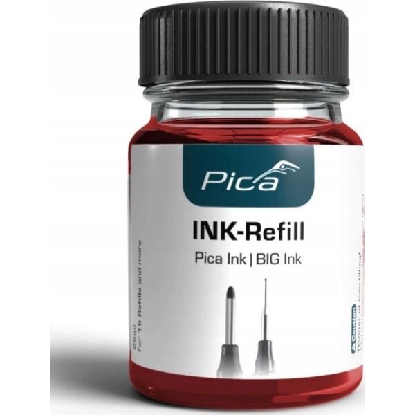 Tusz Pica-Marker Pica INK/BIG INK Refill Set red