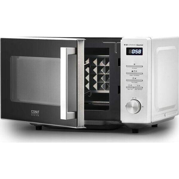 Kuchenka mikrofalowa Caso Caso | Ceramic Gourmet Microwave Oven | M 20 | Free standing | 700 W | Silver