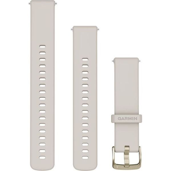 Garmin Garmin watch strap Venu 3S 18mm, ivory/gold