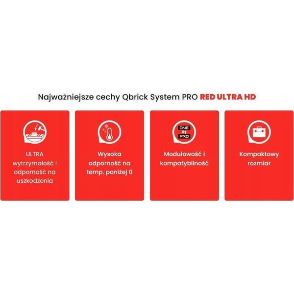 Qbrick QBRICK SYSTEM PRO ORGANIZER 200 MFI RED ULTRA HD