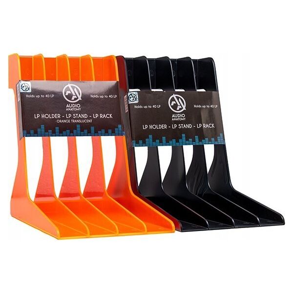 Vinyl record stand orange