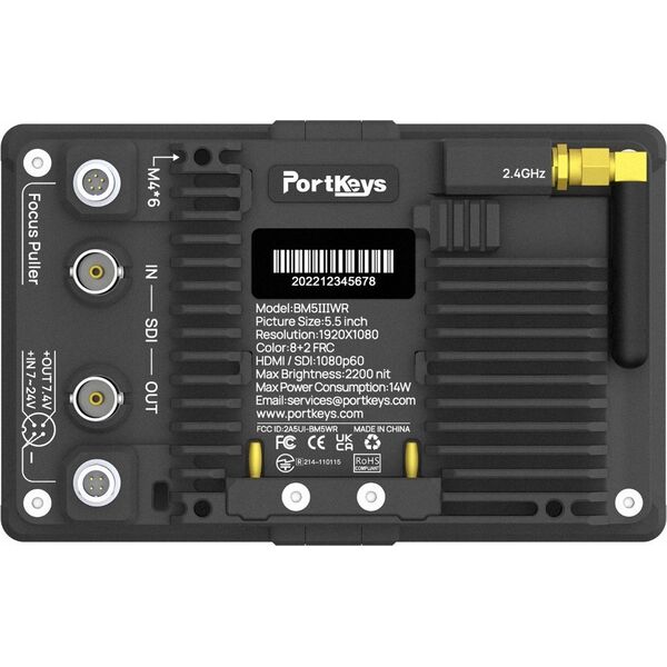 UNIBOS Portkeys BM5 III WR 5.5 Inch WCG On-Camera Monitor
