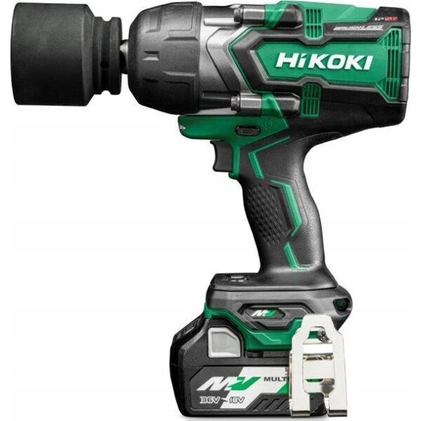 Klucz udarowy Hikoki HIKOKI.IMPACT WRENCH 36V WR36DFWRZ 3/4" 2xBSL36A18 MV 1900Nm IP56