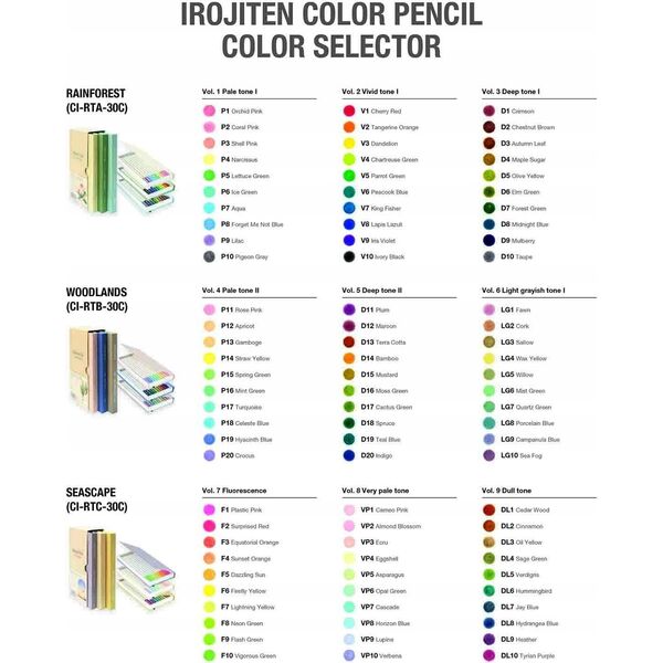 Tombow Farveblyanter Tombow Irojiten Seascape ass (30)