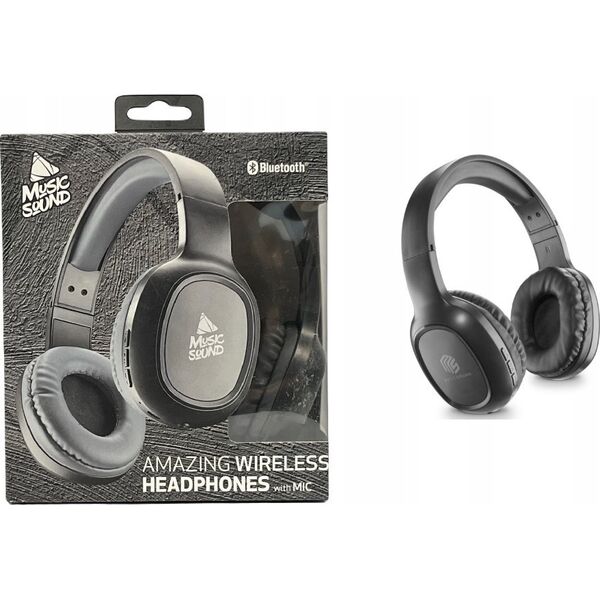 Słuchawki Cellular Line Cellularline Music & Sound Bluetooth Headphone BASIC Black