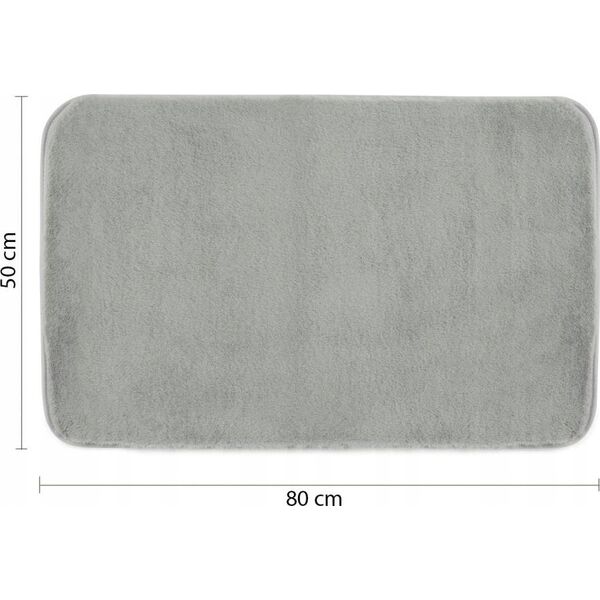 Sourcing FUZZY MAT 50X80 CM GREY