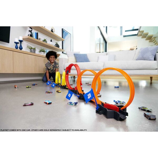 Hot Wheels TRACK HOT WHEELS 5 LOOPS HDR83