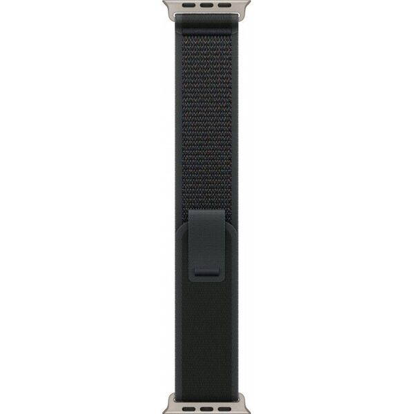Apple 49mm Black Trail Loop - M/L - Natural Titanium Finish