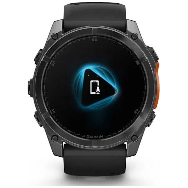 Zegarek sportowy Garmin Garmin Fenix 8 51mm Slate Gray z Czarnym Paskiem