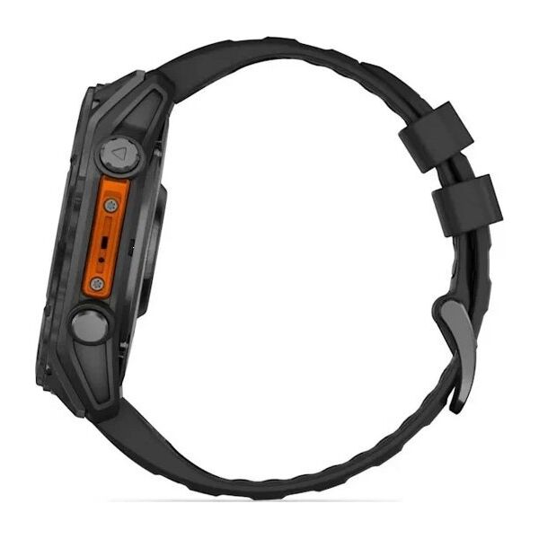 Zegarek sportowy Garmin Garmin Fenix 8 51mm Slate Gray z Czarnym Paskiem